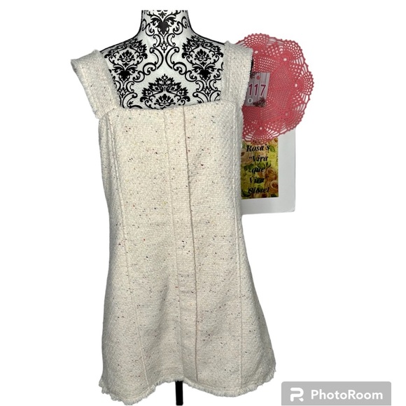 NWT House of Harlow 1960 Tweed Mini Dress Size Large - Picture 3 of 13